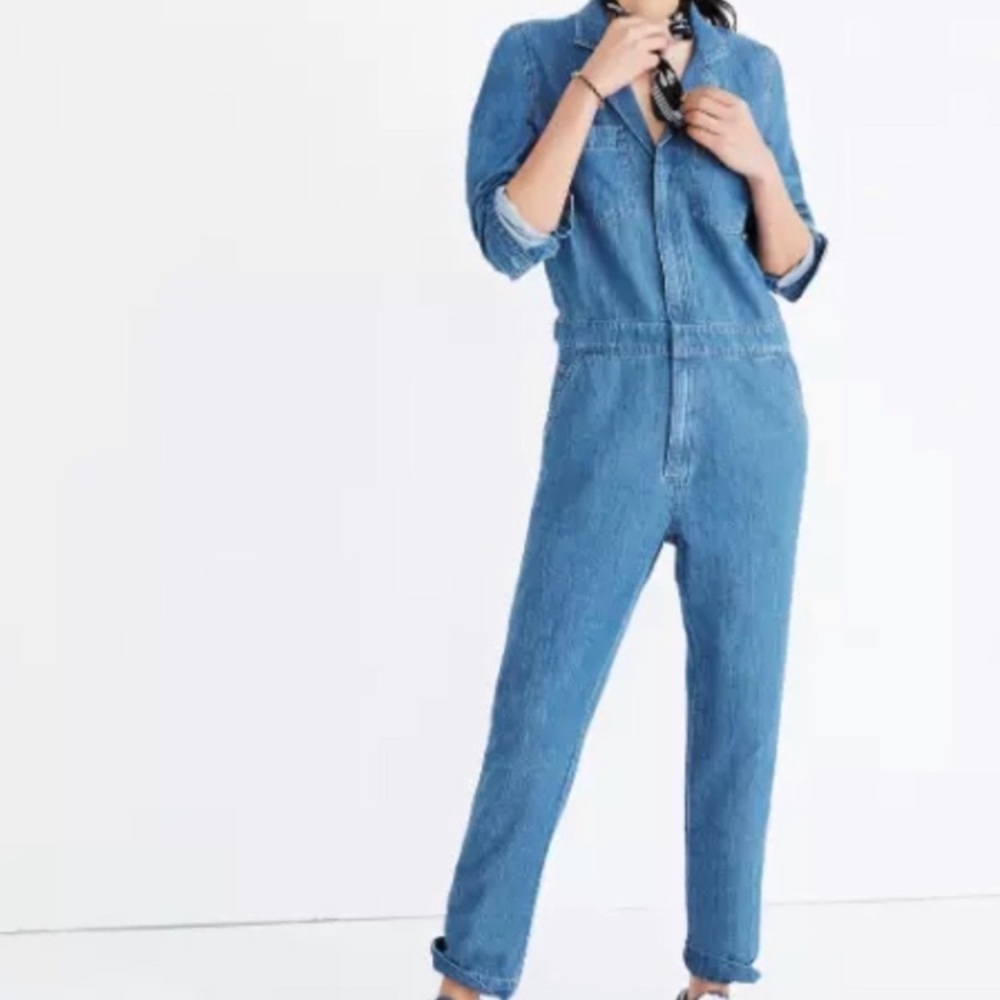Madewell Denim Coverall Jumpsuit NWOT
